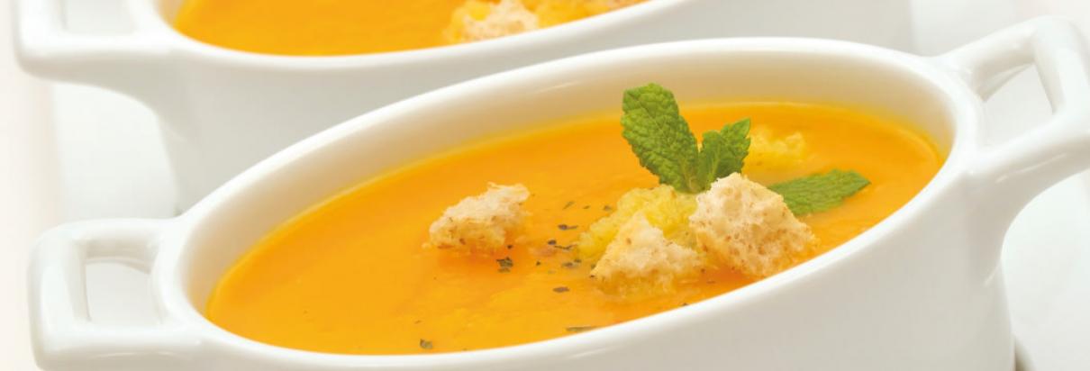 Cream of carrot soup
