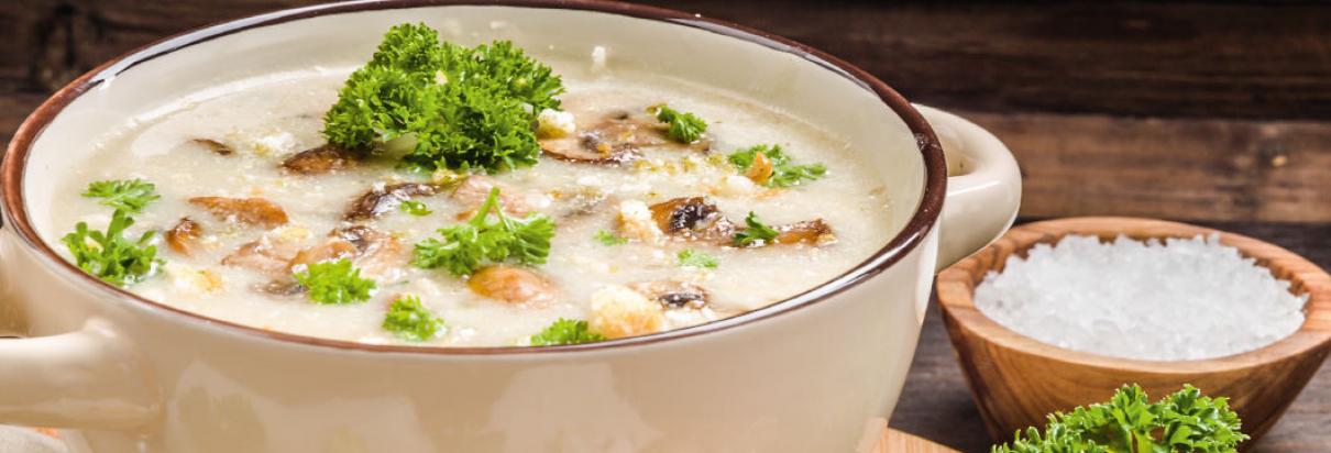 Creamed mushrooms